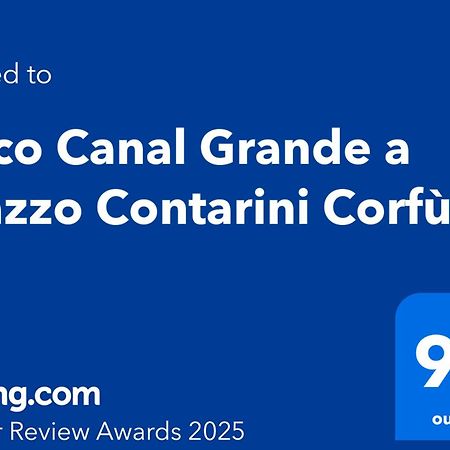 Attico Canal Grande A Palazzo Contarini Corfu Venedik Dış mekan fotoğraf